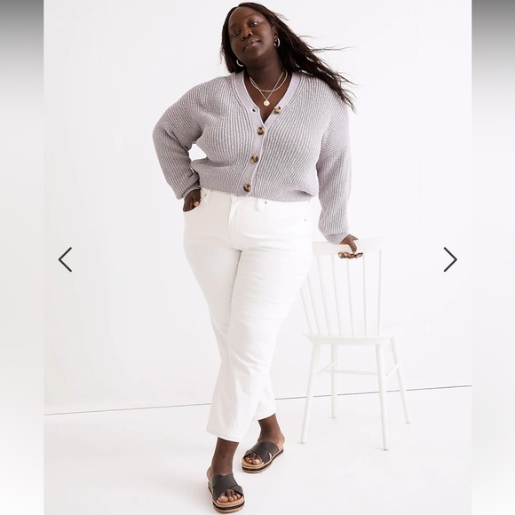 ✨NWT✨ Madewell The Curvy Vintage Jean in Tile White, size 26W - Picture 1 of 5